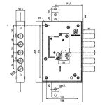 Securemme 2510 biztonsági ajtózárak