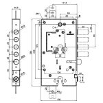 Securemme 2540 biztonsági ajtózárak